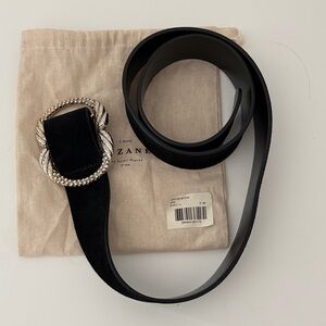 Sezane Black Artemis Belt
